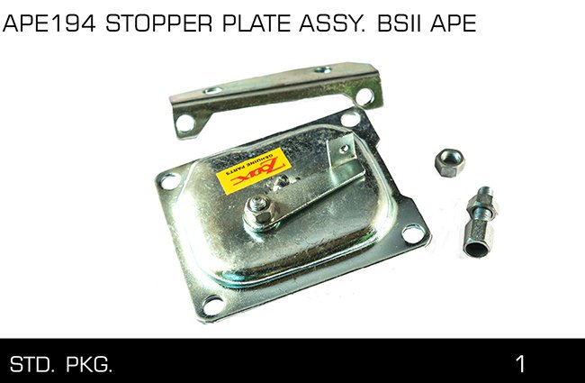 APE194 STOPPER PLATE ASSY BSII APE APE194 STOPPER PLATE ASSY BSII APE